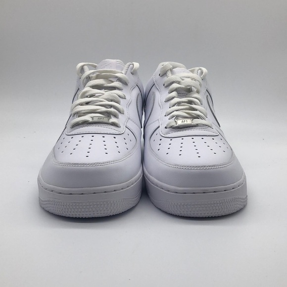 Nike Men's Air Force 1 Low '07 Triple White Casual Sneaker CW2288-111 USED Sz 7 - Picture 2 of 11
